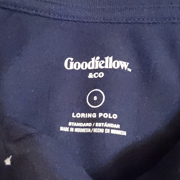 Goodfellow & Co. Men's Small Navy Blue Polo - Picture 2 of 4